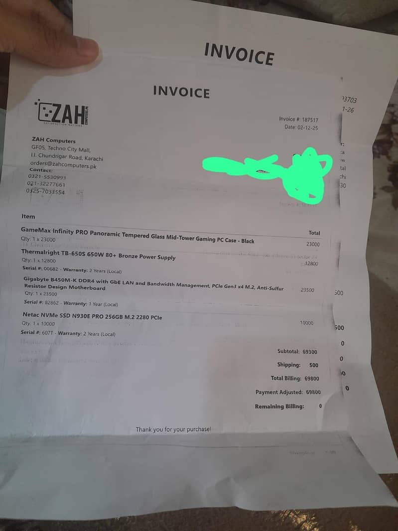 Incomplete gaming pc 6