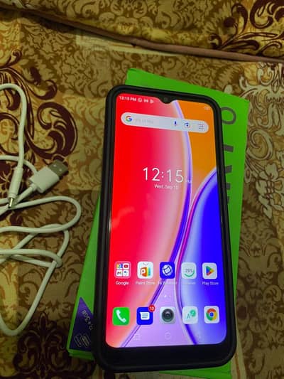 Infinix Smart 6 with box charger 03084384659