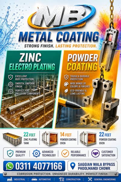 ZINC COATING/ELEXTROPLATING/METAL COATING/POWDER COATING