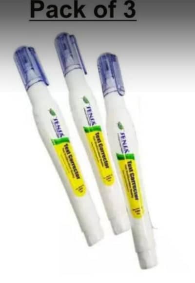 Sensa Text Corrector Pen Pack of 3 - Whitener Pen