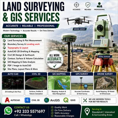 Topographic Survey & Land Measurments