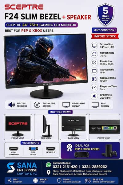 Read Full Ad -2K Borderless & Normal 19" 20" 22" 24" 27"29" Fresh LED