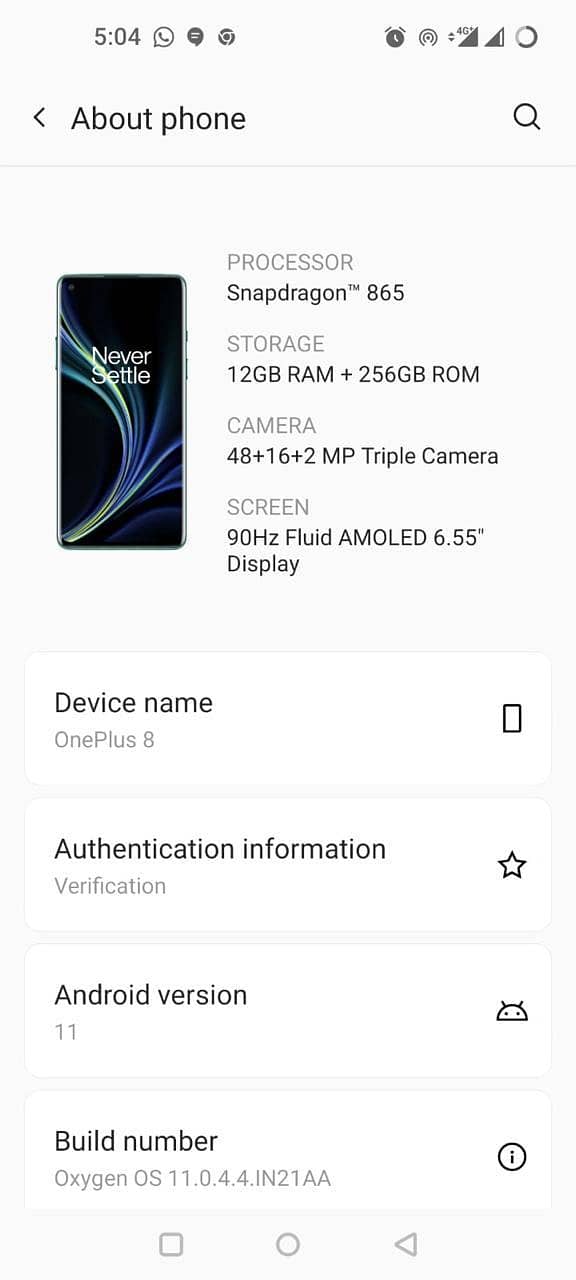 One Plus 8 4