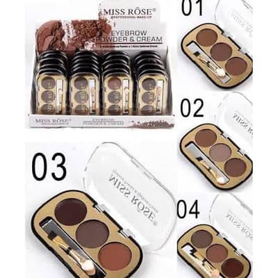 Miss Rose Eyebrow Powder Cream Kit 24 pc Box – Wholesale