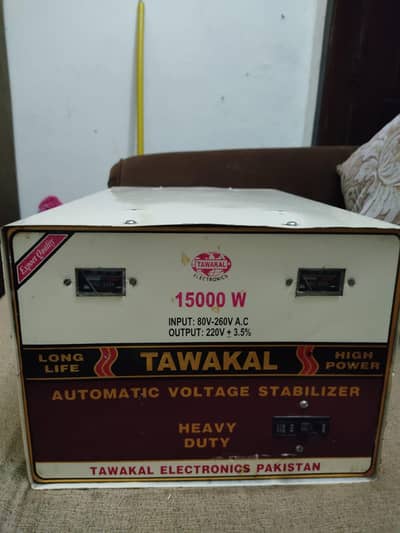 tawakal 15000W heavy duty stablizer -100∆% pure copper (25-30kg)