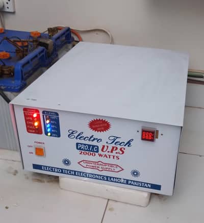 UPS 2000W with 2 × 175Ah Batteries | Complete Backup Power System