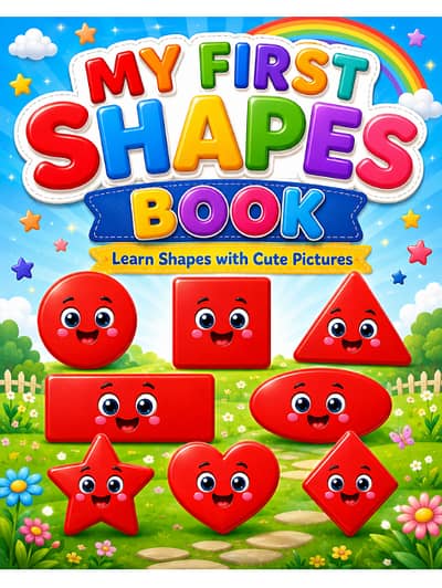 Shapes Learning Book for Kids – Digital PDF