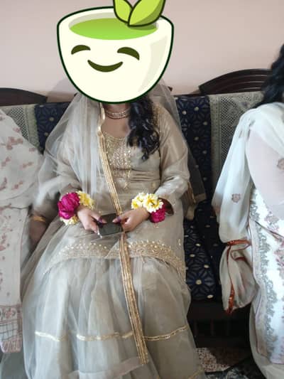 Kora Dabka shirt with Sharara