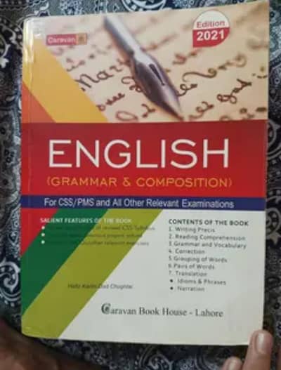 Caravan English Grammar & Composition 2021 | CSS PMS English Book
