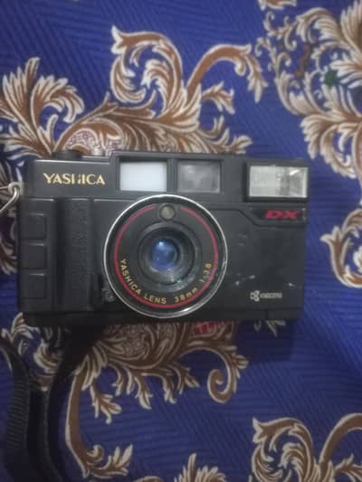 Yashica MF-2 Super 35mm point-and-shoot film camera.