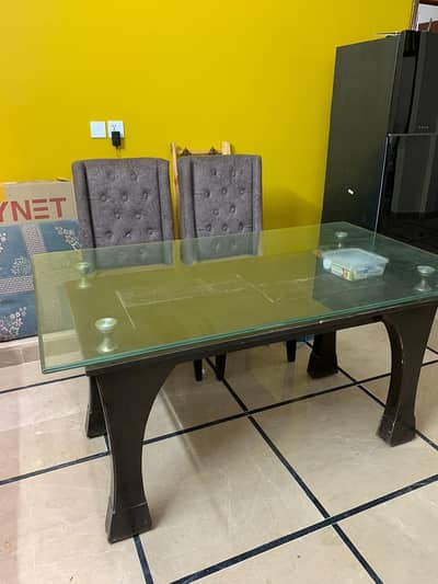 Dining table +6 chairs