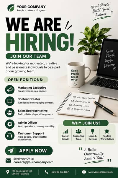 WE ARE HIRING MALE AND FEMALES STAFF FOR ONLINE WORK