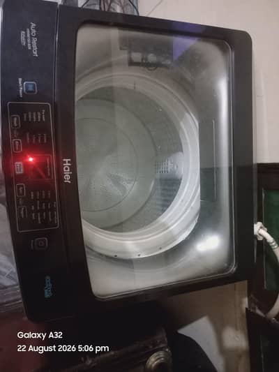 haier automatic large size washing machine dryer 15kg