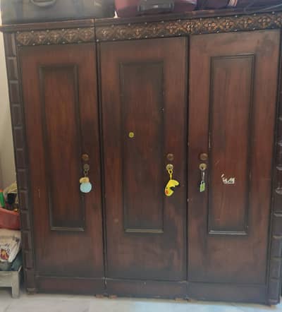 Complete King Size Bed Set + Wardrobe & Dressing Table