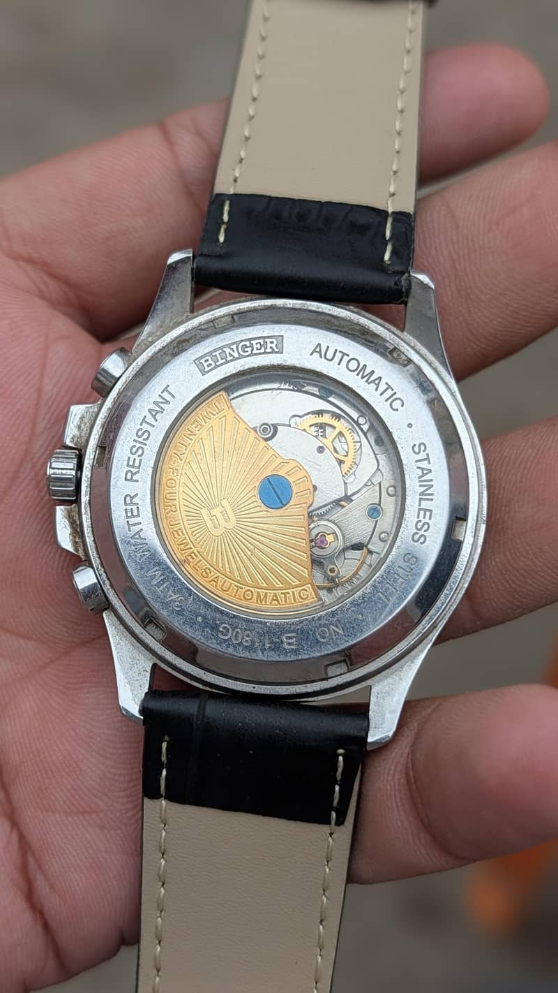 Binger WR30M Automatic Stainless 4