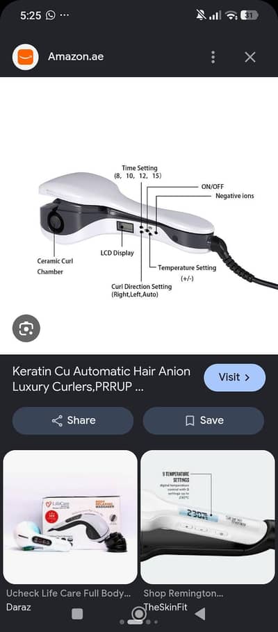 noza tec hair curler