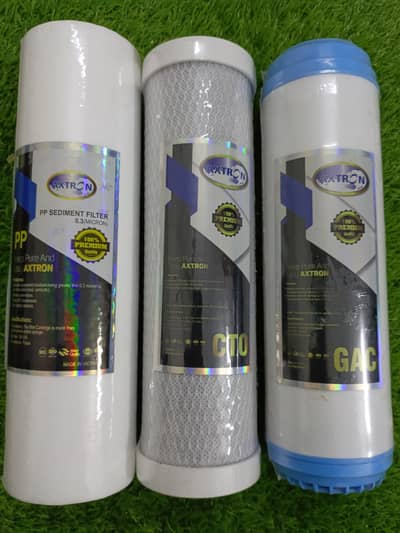 Axtron Water Filter Cartridge 3 in 1 (Vietnam) PP Sediment, OCB & CTO
