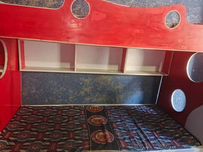 Bunk bed with 2 mattress
