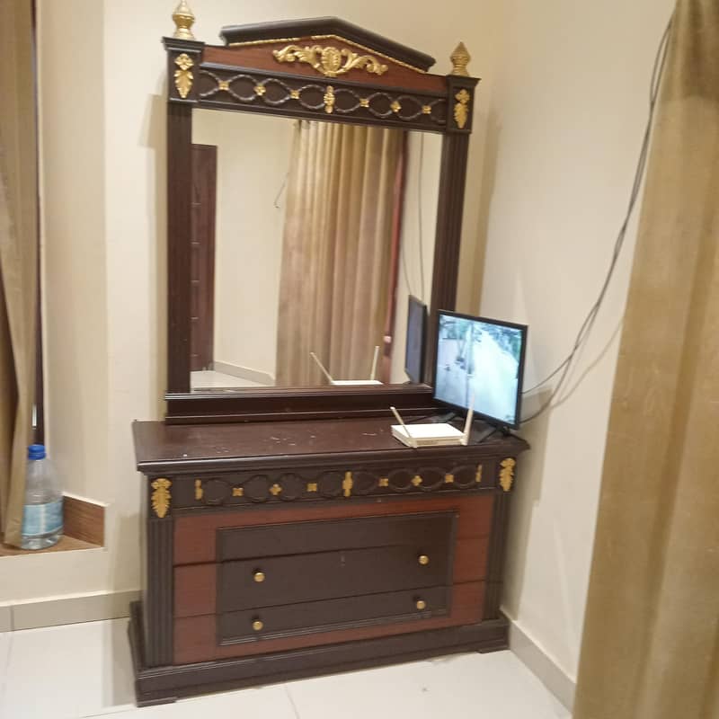 Complete King Size Solid Bed Room Set 2
