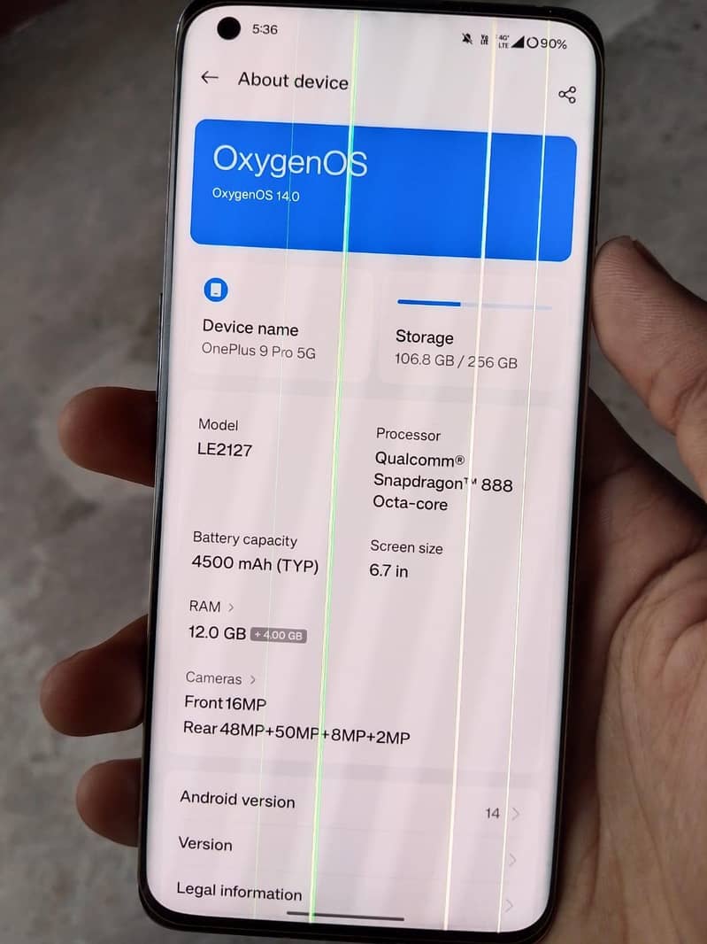 One Plus 9 Pro Need Panel 2