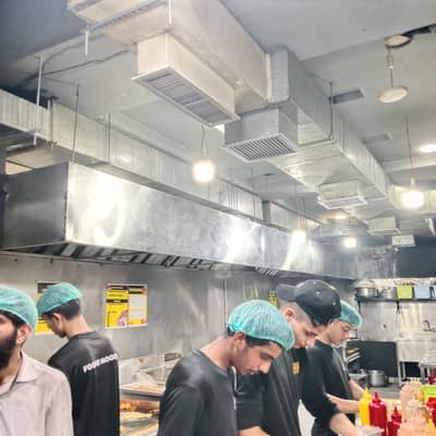 Restaurant Chimney & Kitchen Hood / Exhaust Fan / Complete Ventilation