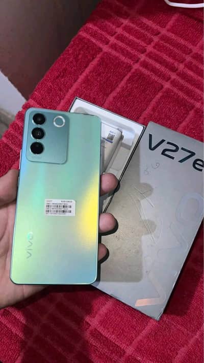 Vivo V27e 12GB RAM 256GB memory PTA approved 0326=3221=824