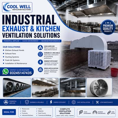 Kitchen Exhaust System/Commercial Hood/Smoke Removal/Fresh Air/GI Air