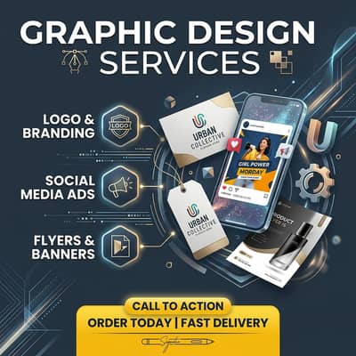 Professional Graphic Designer | Logo, Banner, Flyer & Posts