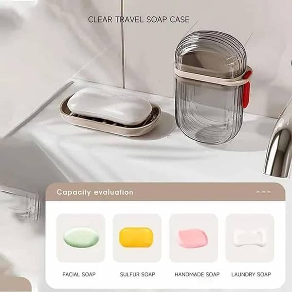 Travel Soap Case, soap Travel case, bar soap Travel case, Travel bar soap case, Travel soap Container, Portable Bar Soap Case for Shower Bath Bathroom Traveling,Camping,Gym (Soap Box,
