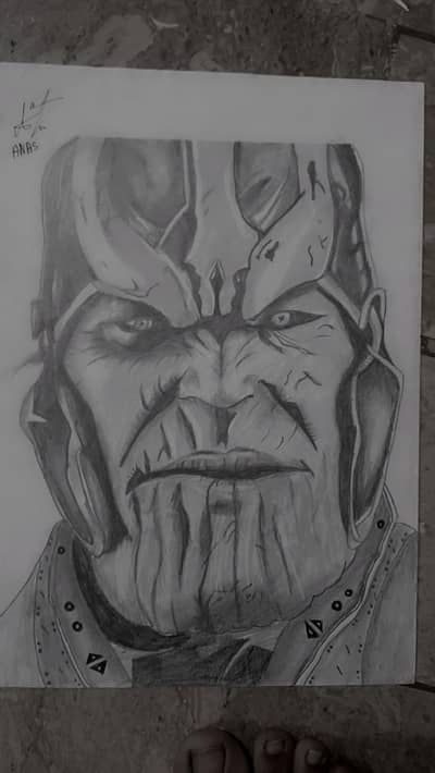 hand made pencil sketch