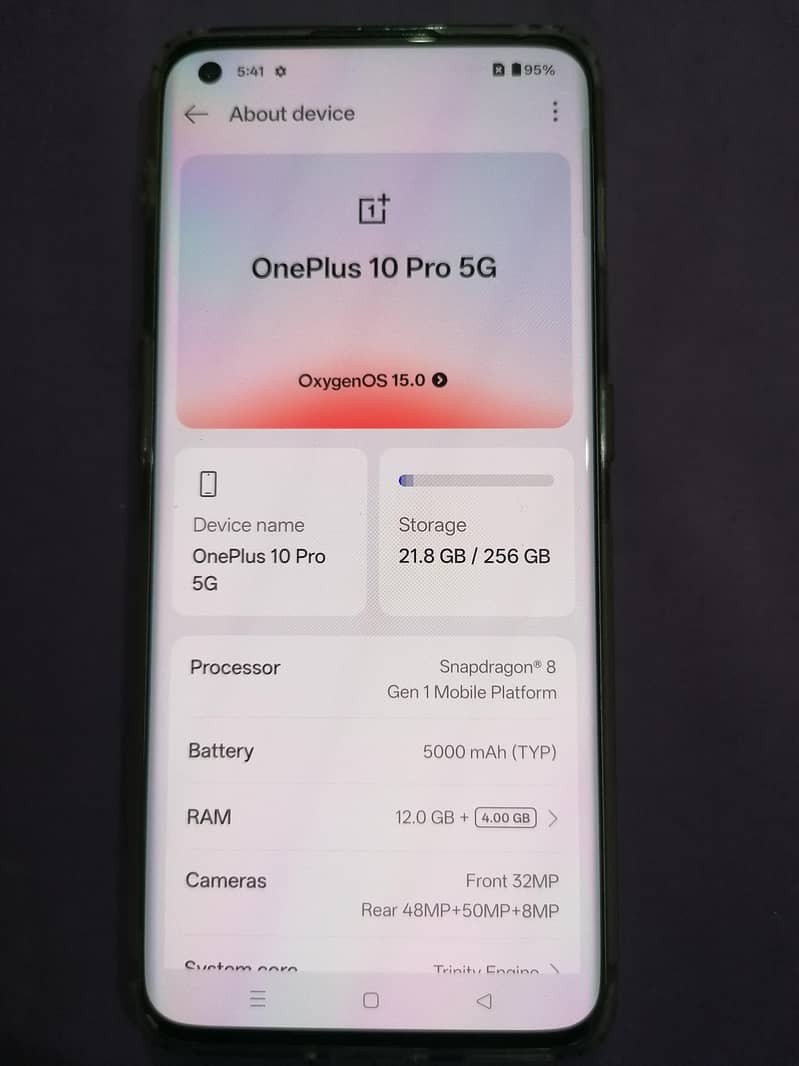 One Plus 10 Pro 4