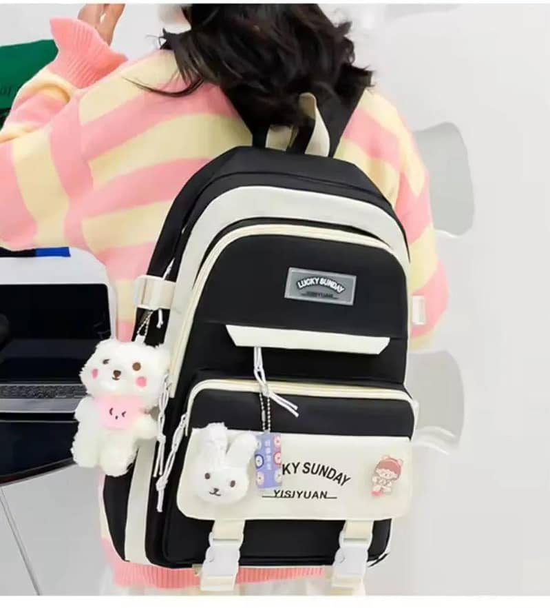  Premium Black Multipurpose Backpack 7