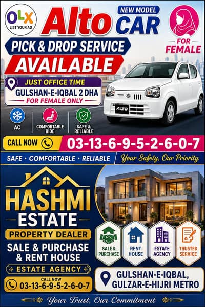 pick&drop alto ac car available