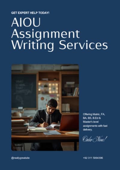 AIOU SPRING ASSIGNMENTS