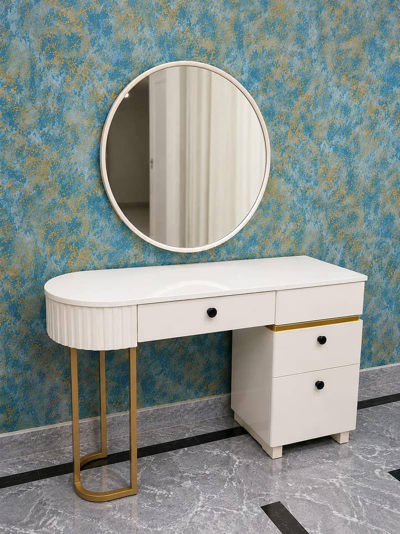 Marsmellow Bubble Bed with Side Table and Dressing Table 3