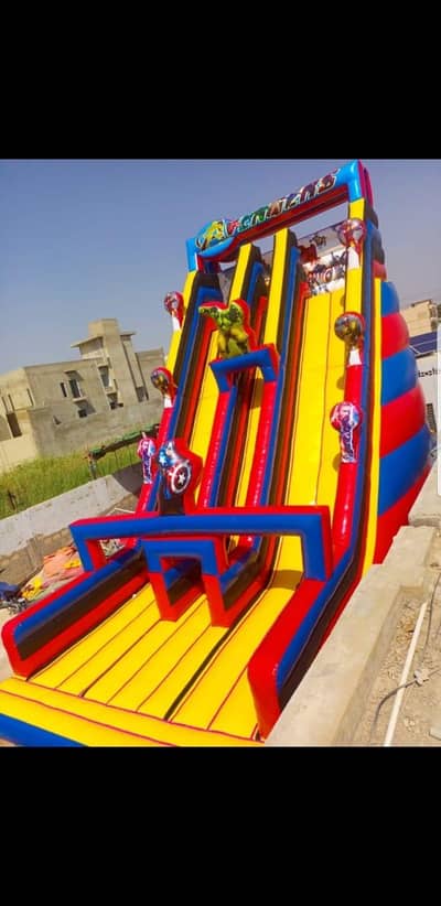 Jumping castle / token ride / slides / games / jhuly / kids / kiddi