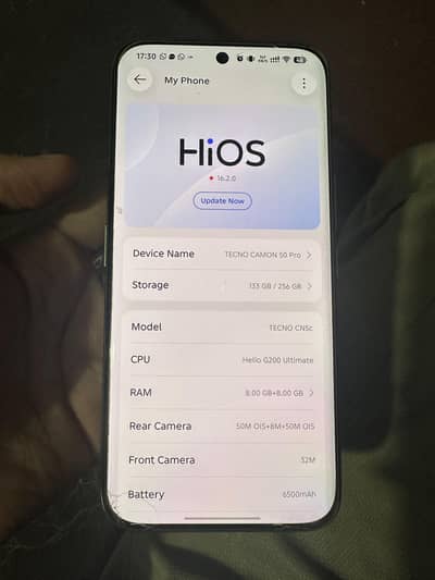Tecno Camon 50 Pro — 8GB + 8GB RAM | 256GB | 9 Months Warranty