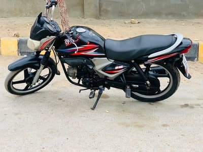 Hi Speed 100cc Alpha 2025 Model Karachi registered