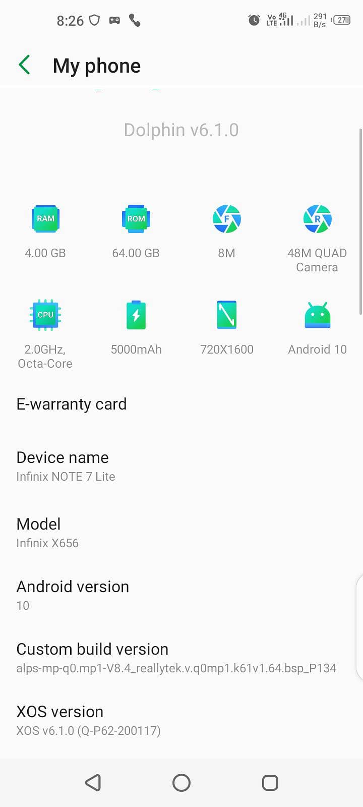 Infinix Note 7 Lite 6