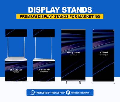 Display Standee/China Kiosk/Marketing Promotion Table/Vinyl Printing