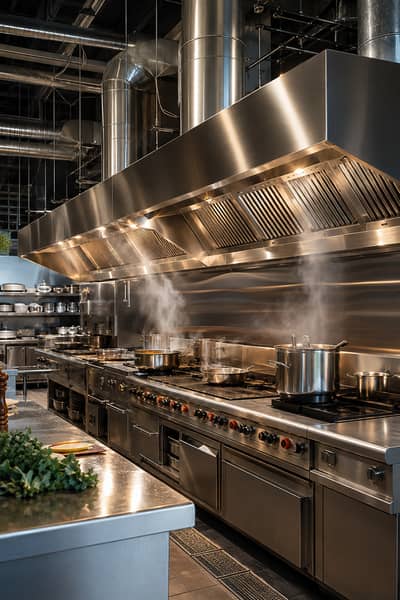 Commercial Kitchen Hood, Kitchen Hood, Restaurant Hood, Kitchen Exhau