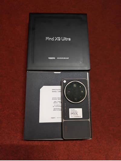 Oppo Find X9 ultra , Black , 16/512 ,Non PTA Non active