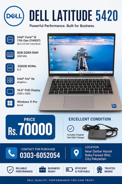 Dell 5420 laptop
