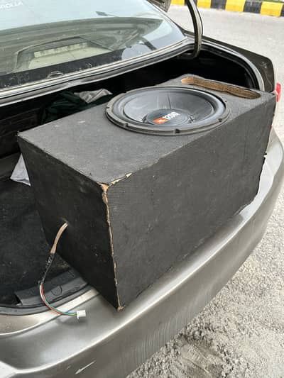 JBL woofer & Amplifier For Sale with Proper Wiring