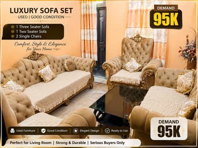 Sofa Set / 7 Seater Sofa Set / Luxury Sofa Set Home Use For Sale