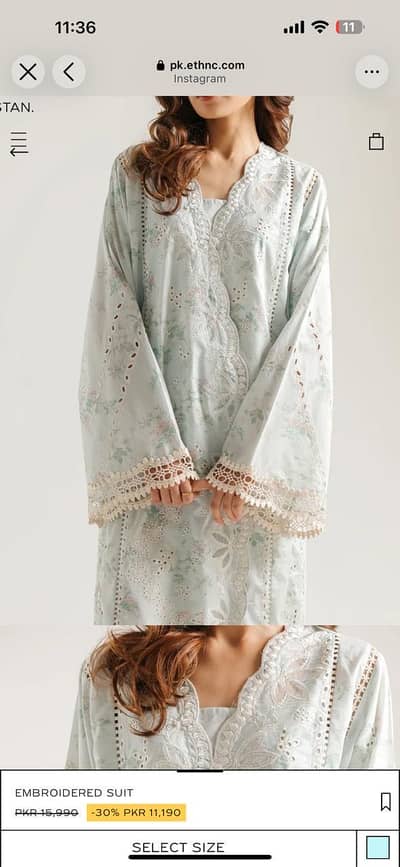 Ethnic embroidered 3 piece suit _mint green |elegant &beautiful