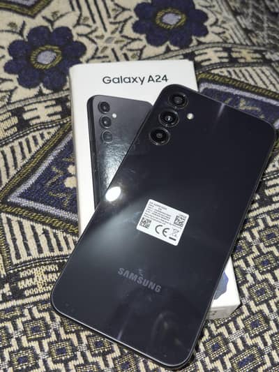 Samsung A24 8/128 with box charger