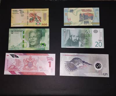 38 Different countries Notes Collection