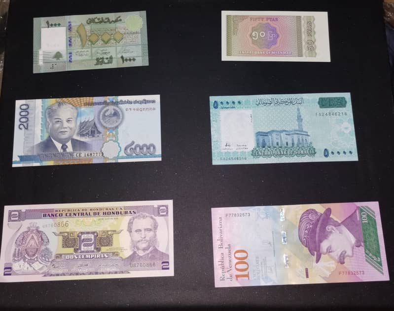 38 Different countries Notes Collection 4
