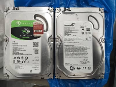 Seagate 2TB PC Sata Hard Drive 100% Health 100% Performance 2 Piece